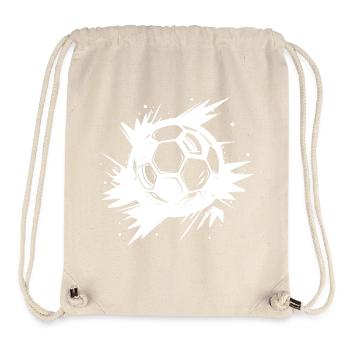 Fußball Streetart - Stanley/Stella recycelter Gym Bag - Naturweiß - Vorne