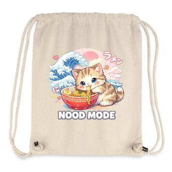 Ramen Katze Kanagawa - Stanley/Stella recycelter Gym Bag - Naturweiß - Vorne
