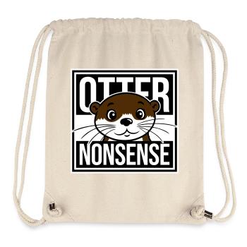 Otter Nonsense Lustig Wortspiel Otter Liebe Spruch - Stanley/Stella recycelter Gym Bag - Naturweiß - Vorne