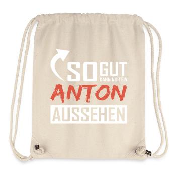 So gut kann nur ein Anton aussehen - Stanley/Stella recycelter Gym Bag - Naturweiß - Vorne