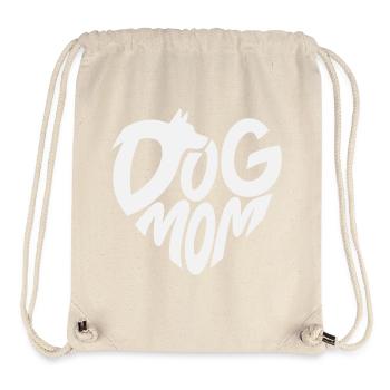 Hundemama Herz-Design mit Hundemotiv - Stanley/Stella recycelter Gym Bag - Naturweiß - Vorne