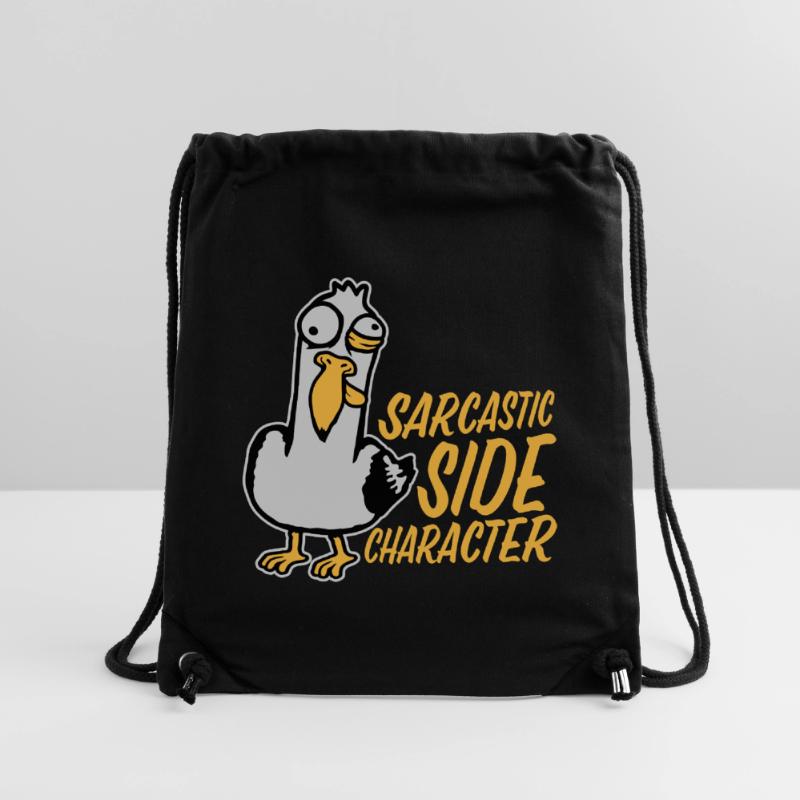 Verrückte Möwe Sarcastic Side Character Lustig Stanley/Stella recycelter Gym Bag