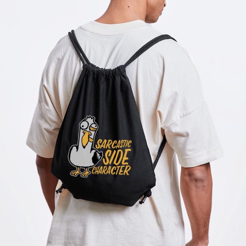 Verrückte Möwe Sarcastic Side Character Lustig Stanley/Stella recycelter Gym Bag