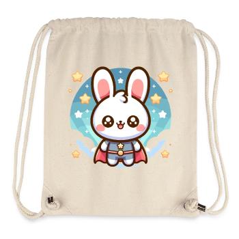 Helden Häschen Superheld Kaninchen - Stanley/Stella recycelter Gym Bag - Naturweiß - Vorne