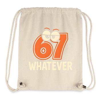 Six Seven : Whatever Italian Brainrot Humour Meme - Sac à cordon recyclé Stanley/Stella - blanc naturel - Devant