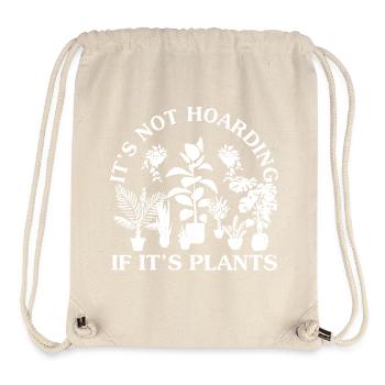 Pflanzen, die nicht horten - Stanley/Stella recycelter Gym Bag - Naturweiß - Vorne