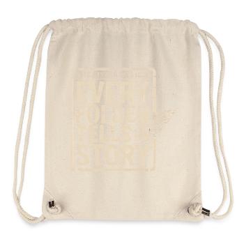 Jeder Ordner erzählt eine Geschichte - Stanley/Stella recycelter Gym Bag - Naturweiß - Vorne