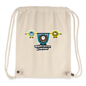 Work out with a friend - Stanley/Stella Recycled Gym Bag - natural - Front