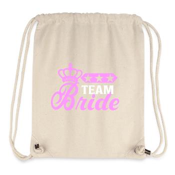 Bachelorette Team Bride Wedding bachelorette party - Stanley/Stella recycelter Gym Bag - Naturweiß - Vorne