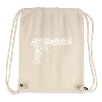 Pistol Gun - Stanley/Stella Recycled Gym Bag - natural - Front