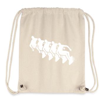 Wave Rider Drawing - Stanley/Stella Recycled Gym Bag - natural - Front
