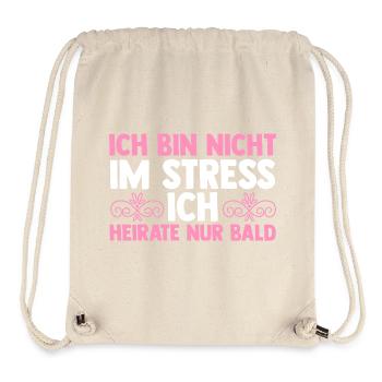 Bachelor Party Team Bride Hen Party - Stanley/Stella Recycled Gym Bag - natural - Front