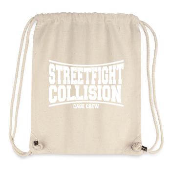 STREETFIGHT_COLLISION_MMA_Mixed Martial Arts - Stanley/Stella recycelter Gym Bag - Naturweiß - Vorne