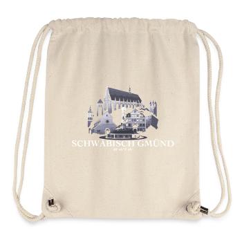 Schwäbisch Gmünd Nacht Motiv 3 - Stanley/Stella recycelter Gym Bag - Naturweiß - Vorne