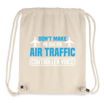 Air Traffic Controller Voice - Stanley/Stella Recycled Gym Bag - natural - Front