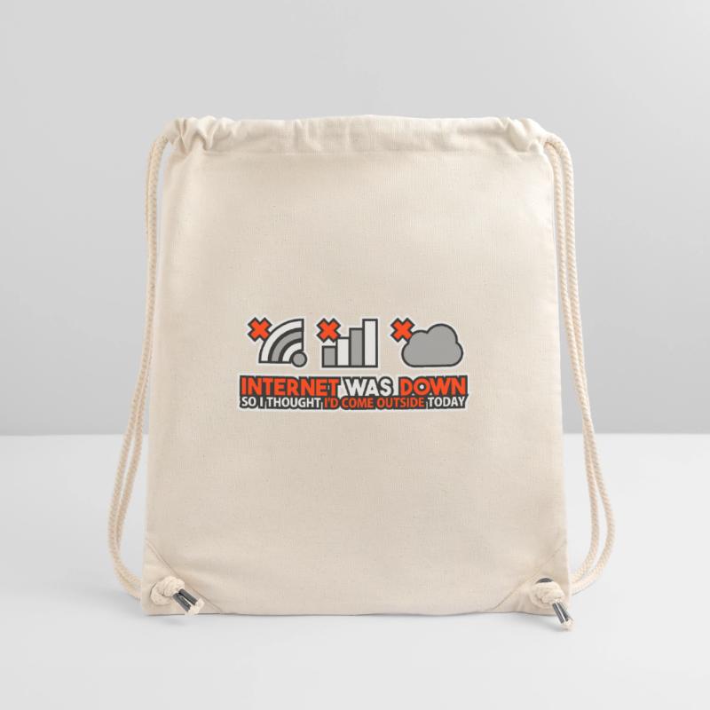 Internet Was Down - Offline Programmer Computer Stanley/Stella Recycled Gym Bag
