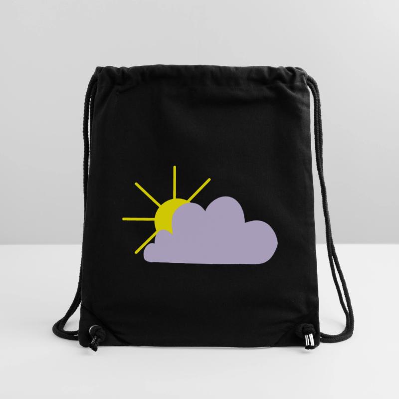 Sun peeks out from behind the cloud Stanley/Stella Recycled Gym Bag