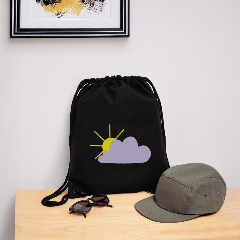 Sun peeks out from behind the cloud Stanley/Stella Recycled Gym Bag