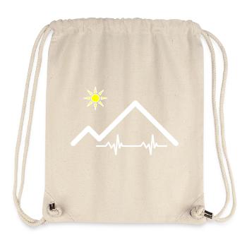 Pulse of the mountains - Stanley/Stella Recycled Gym Bag - natural - Front