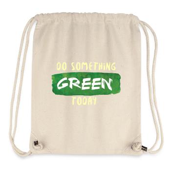 Do Something Green Today white - Stanley/Stella Recycled Gym Bag - natural - Front