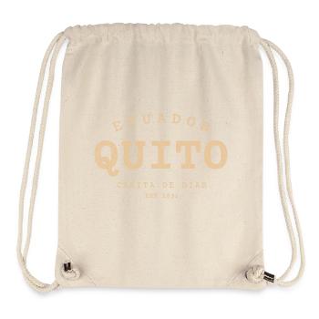 Quito Vintage Carita de Dias - Stanley/Stella recycelter Gym Bag - Naturweiß - Vorne