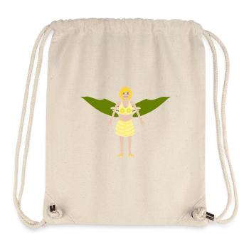 Summer Sunflower Fairy Fantasy Art - Stanley/Stella Recycled Gym Bag - natural - Front