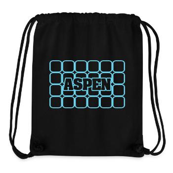 Maennername Aspen - Stanley/Stella recycelter Gym Bag - Schwarz - Vorne