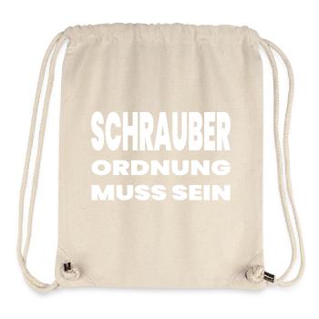 Schrauber - Stanley/Stella recycelter Gym Bag - Naturweiß - Vorne