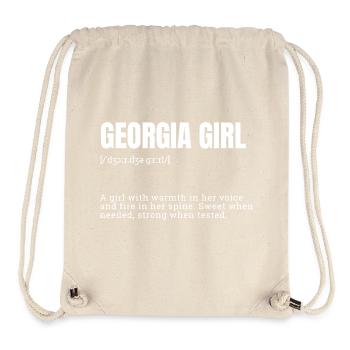 Georgia Girl Warmth and Strength - Stanley/Stella Recycled Gym Bag - natural - Front