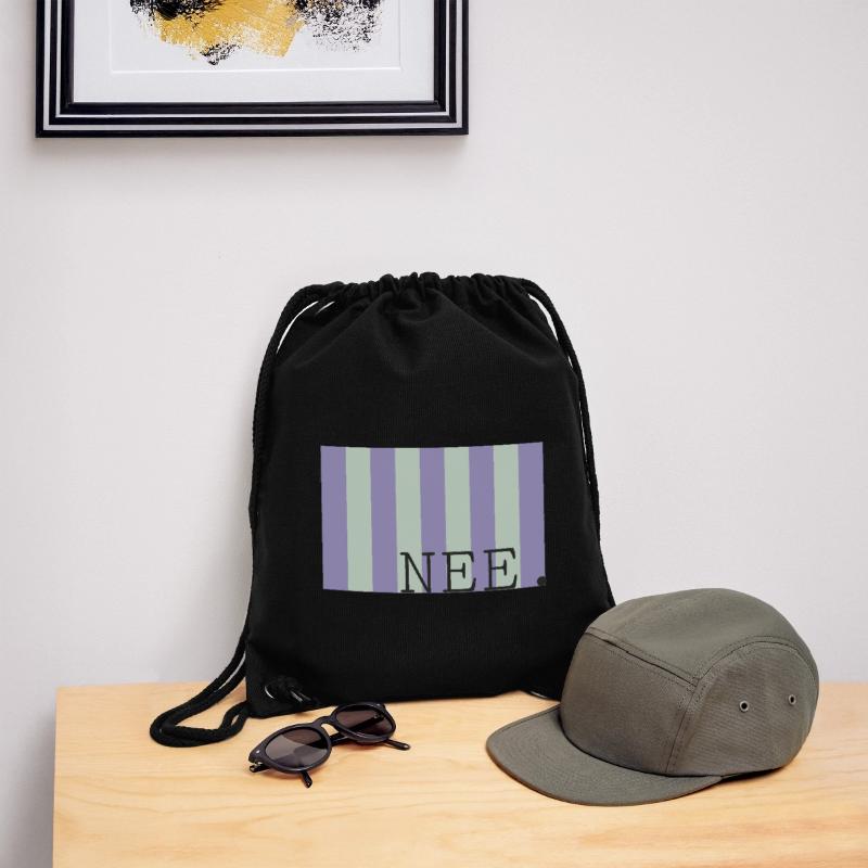 Nee Pastellstreifen Schrift Stanley/Stella recycelter Gym Bag