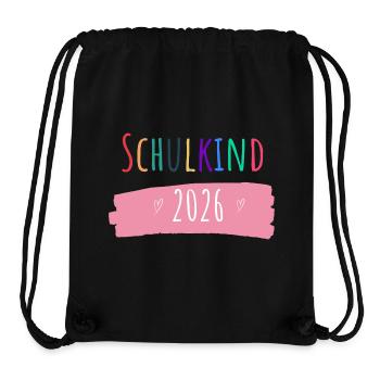 Schulkind 2026 - Stanley/Stella recycelter Gym Bag - Schwarz - Vorne