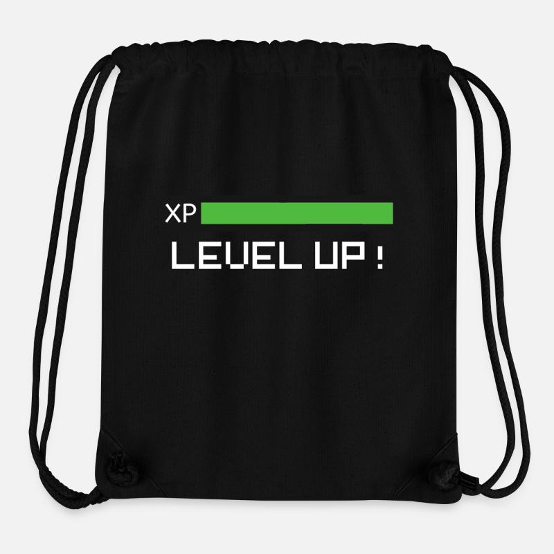 Gamer Level Up Geburtstag - Stanley/Stella recycelter Gym Bag - Schwarz
