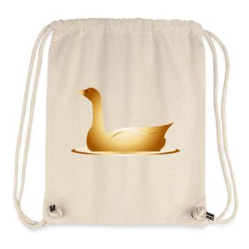 die goldene Gans märchenhaft und geheimnisvoll - Stanley/Stella recycelter Gym Bag - Naturweiß - Vorne