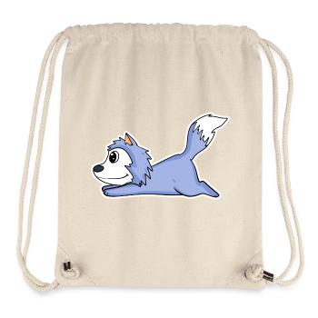 lying wolf - Stanley/Stella Recycled Gym Bag - natural - Front