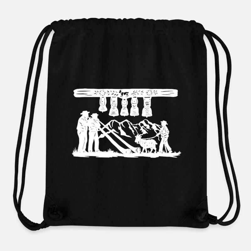 Glockenklang_white - Stanley/Stella recycelter Gym Bag - Schwarz