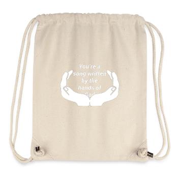 Divine Inspiration Text Design - Stanley/Stella Recycled Gym Bag - natural - Front