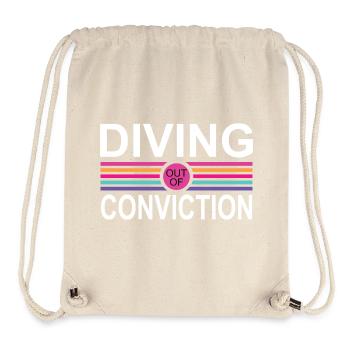 Conviction de plongée - Sac à cordon recyclé Stanley/Stella - blanc naturel - Devant