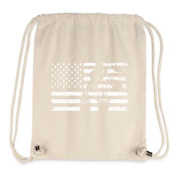 American Patriot Plant Lover - Stanley/Stella Recycled Gym Bag - natural - Front