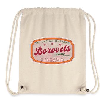 Borovets Bulgaria Skiberg-Marke - Stanley/Stella recycelter Gym Bag - Naturweiß - Vorne