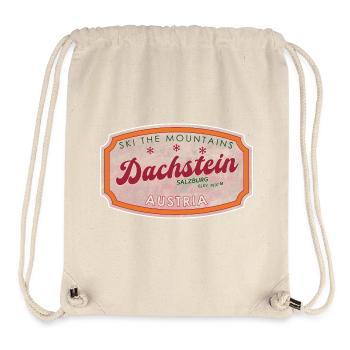 Dachstein Austria Alpenabzeichen-Druck - Stanley/Stella recycelter Gym Bag - Naturweiß - Vorne