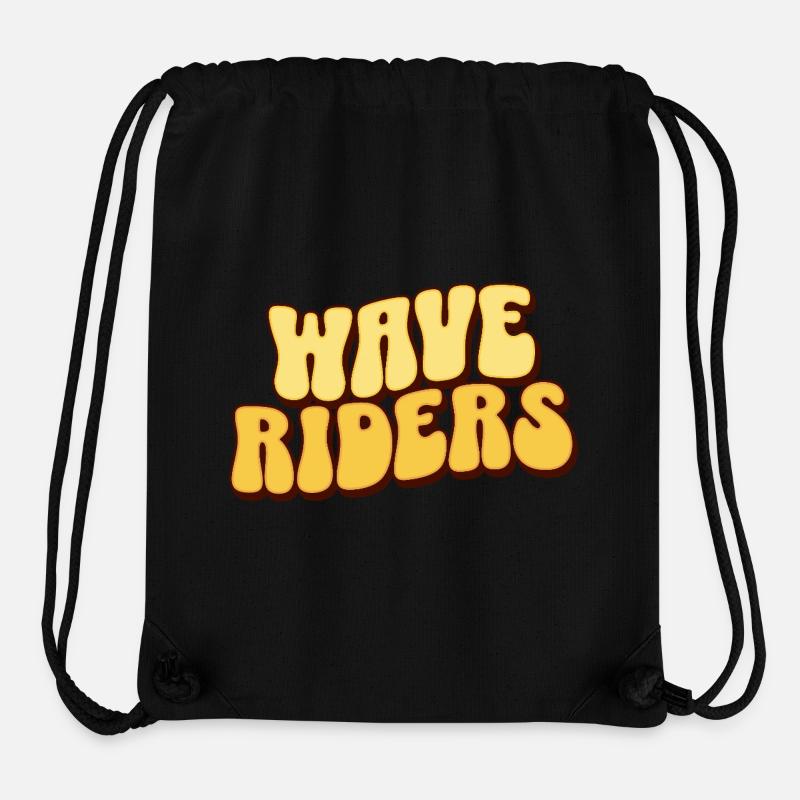 Surf Surfen Surfer - Stanley/Stella recycelter Gym Bag - Schwarz