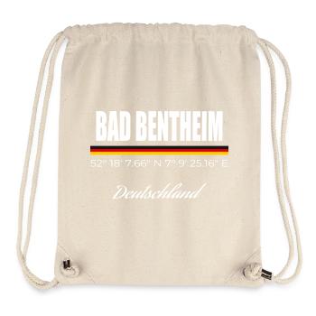 Bad Bentheim - Stanley/Stella recycelter Gym Bag - Naturweiß - Vorne