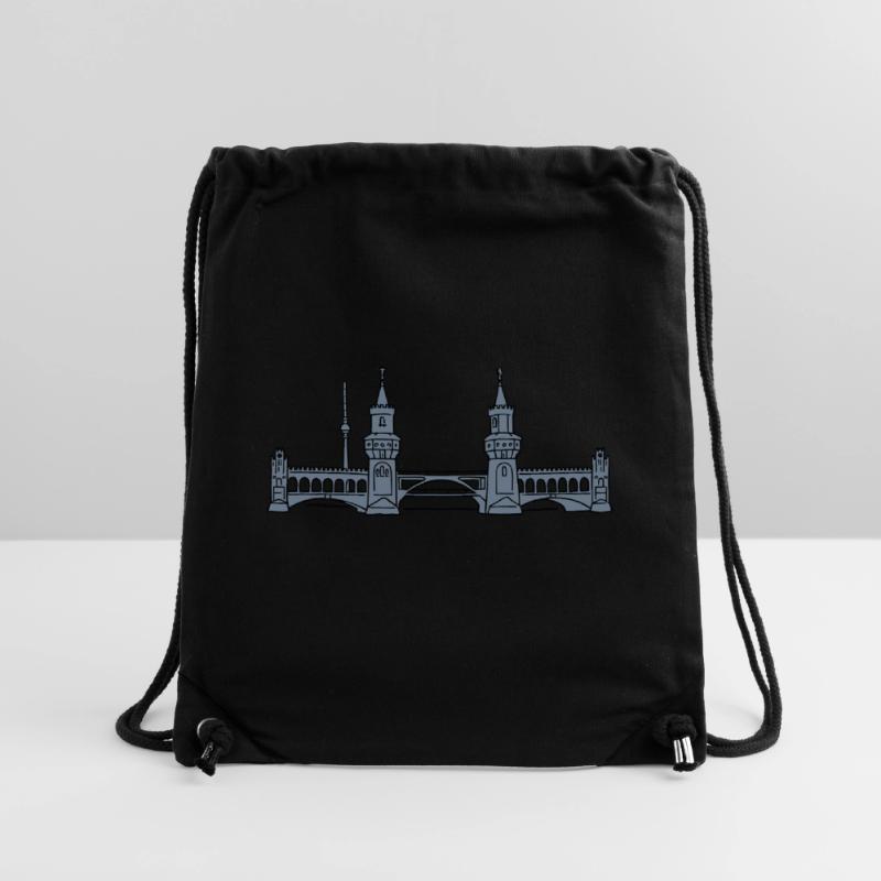 Oberbaum Bridge in Berlin 2 Stanley/Stella Recycled Gym Bag
