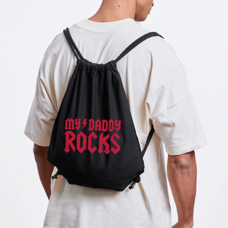 My daddy rocks Stanley/Stella recycelter Gym Bag