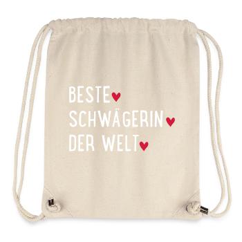 Beste Schwägerin der Welt - Stanley/Stella recycelter Gym Bag - Naturweiß - Vorne