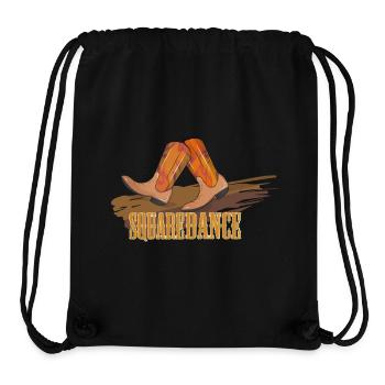 Square Dance - Cowboystiefel auf dem Parkett - Stanley/Stella recycelter Gym Bag - Schwarz - Vorne