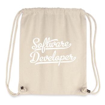 Software Developer - Stanley/Stella Recycled Gym Bag - natural - Front