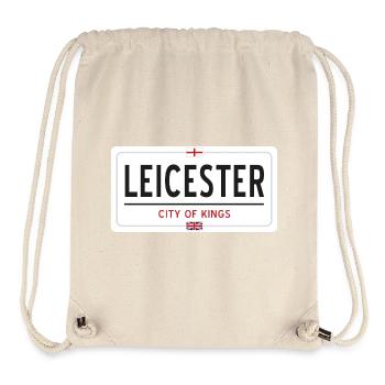 Leicester town sign - Stanley/Stella Recycled Gym Bag - natural - Front
