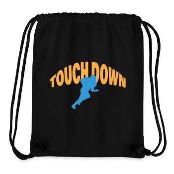 TOUCH DOWN - Stanley/Stella Recycled Gym Bag - black - Front