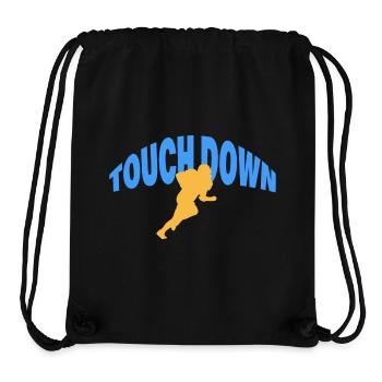 TOUCH DOWN - Stanley/Stella Recycled Gym Bag - black - Front